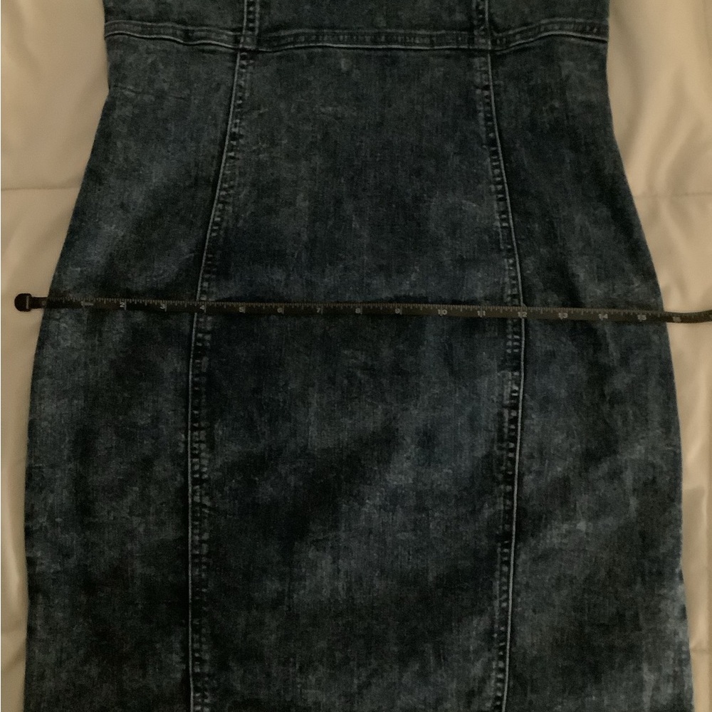 NWT Denim Bodycon Mini Dress - Picture 6 of 6
